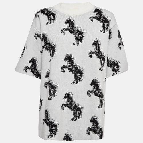 Pixel Horse Intarsia Knit Sweatshirt M - Stella McCartney - Modalova