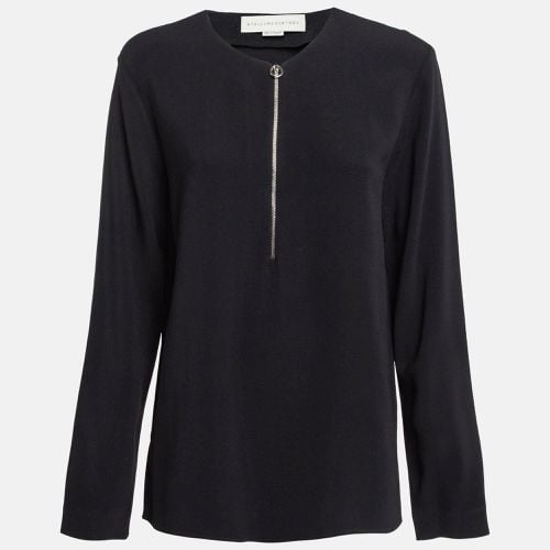 Crepe Zip-Up Blouse M - Stella McCartney - Modalova