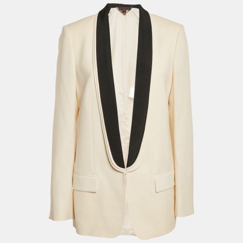 Wool Contrast Lapel Blazer L - Stella McCartney - Modalova