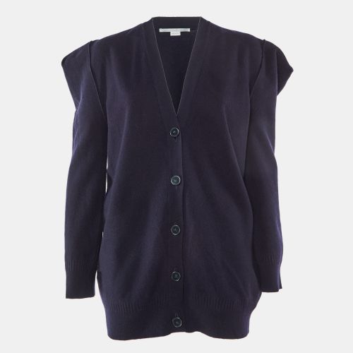 Wool Button Front Oversized Cardigan XS - Stella McCartney - Modalova
