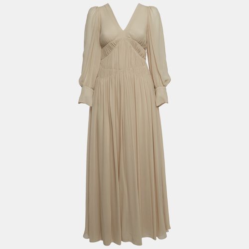 Carleigh Shirred Silk-Georgette Maxi Dress S - Stella McCartney - Modalova