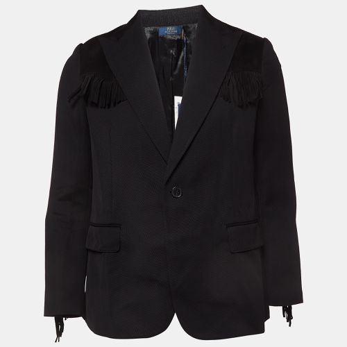 Wool Fringe-Trim Blazer M - Polo Ralph Lauren - Modalova