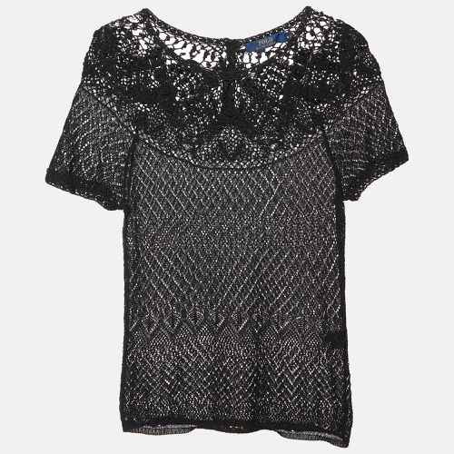 Patterned Crochet Top M - Polo Ralph Lauren - Modalova