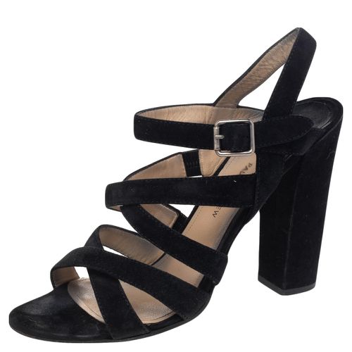 Suede Ankle Strap Block Heel Sandals Size 41 - Paul Andrew - Modalova