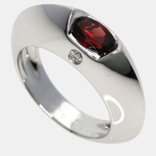 K Gold and Diamond Aura Garnet Band Ring EU 46 - Piaget - Modalova