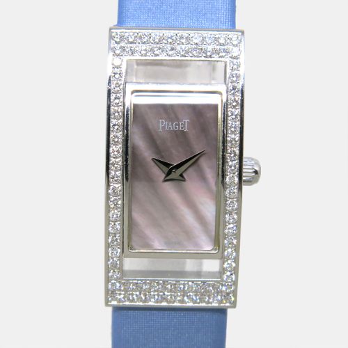 Shell Dial White Gold limelight Rectangular 54025 Women's Watch 16 mm - Piaget - Modalova