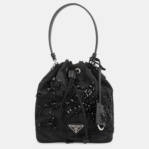 Prada Black Re-Nylon Bucket Bag - Prada - Modalova