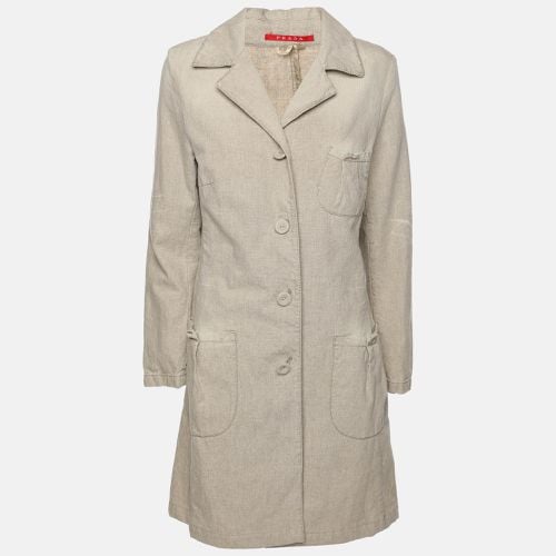 Cotton Linen Coat M - Prada Sport - Modalova