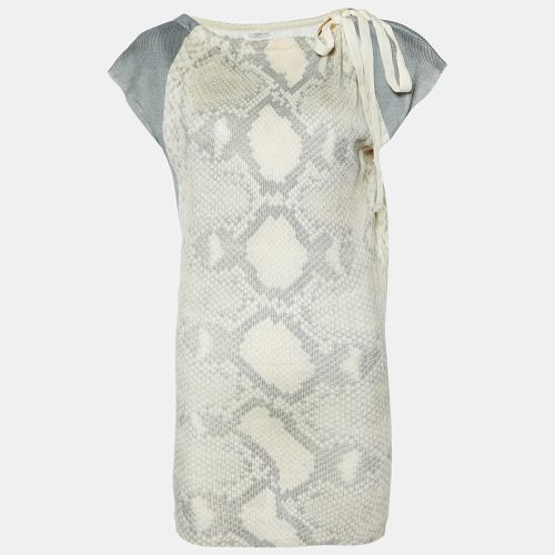 Python Print Rib Knit Top L - Prada - Modalova