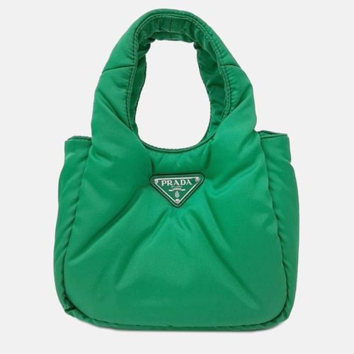 Re-nylon padded soft small tote bag - Prada - Modalova