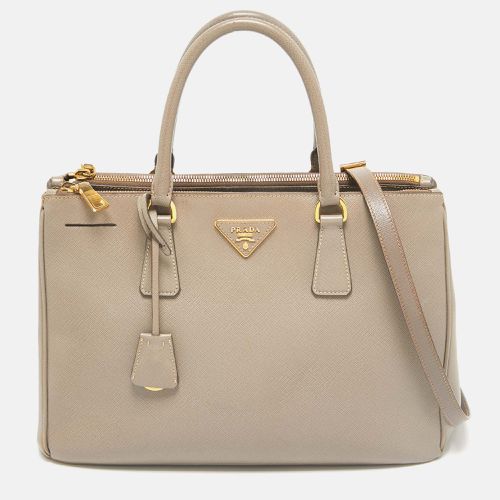 Saffiano Lux Leather Medium Double Zip Tote - Prada - Modalova