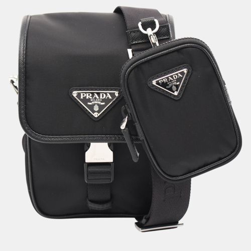 Re-Nylon Saffiano Leather Shoulder Bag - Prada - Modalova