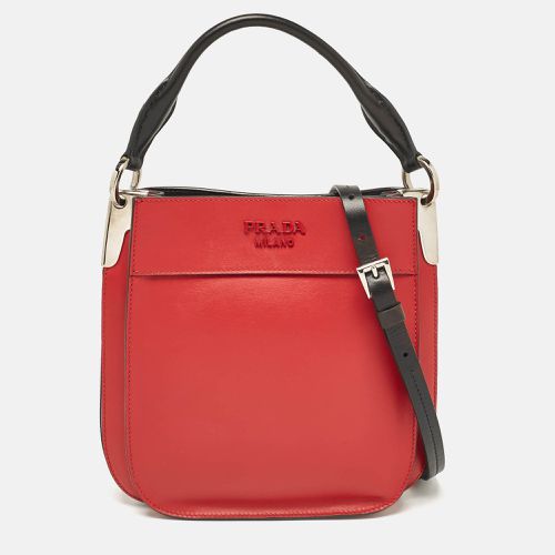 Prada Red Leather Mini Margit Hobo - Prada - Modalova