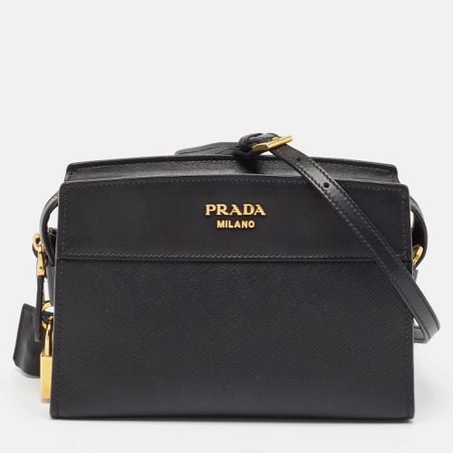 City Calf and Saffiano Leather Esplanade Crossbody Bag - Prada - Modalova