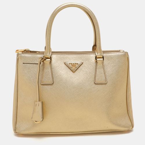 Saffiano Lux Leather Small Double Zip Tote - Prada - Modalova