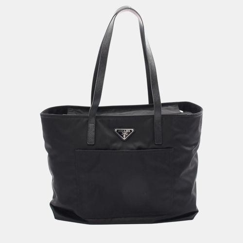 Nylon Leather Tessuto+Saffiano Re-Nylon Tote Bag - Prada - Modalova