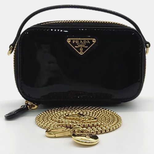 Prada patent mini pouch bag - Prada - Modalova