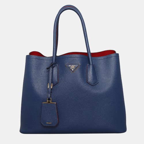 Prada Saffiano Double Tote Bag - Prada - Modalova