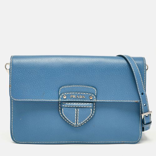 Cinghiale Leather Flap Shoulder Bag - Prada - Modalova