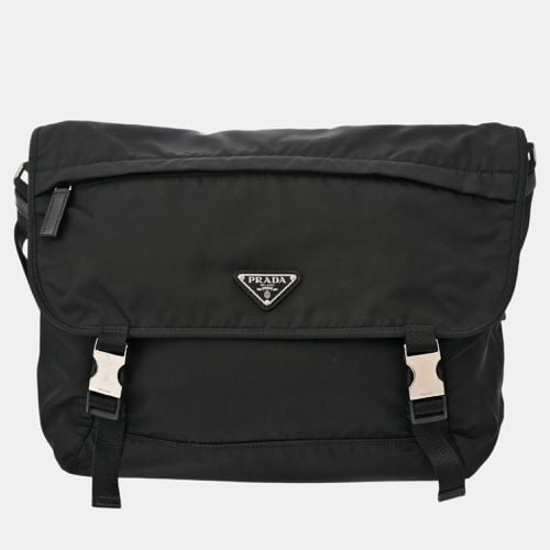 Re-Nylon X Saffiano Leather Shoulder Bag - Prada - Modalova