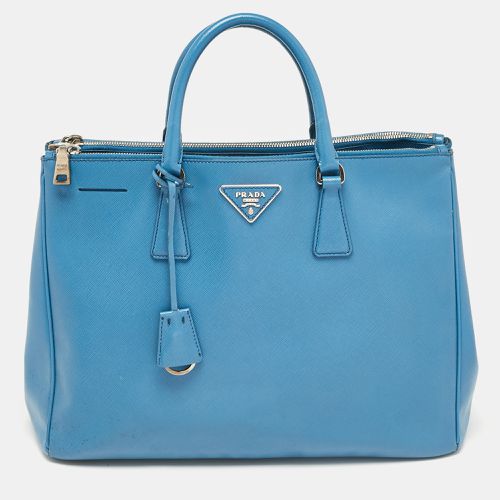 Saffiano Lux Leather Large Double Zip Tote - Prada - Modalova