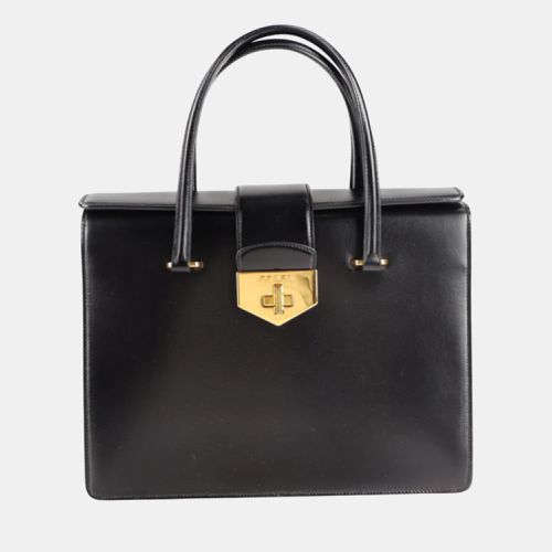 Leather Turn-Lock Flap Tote Bag - Prada - Modalova