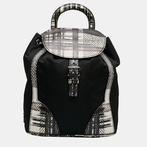 Nylon Printed Vela Backpack - Prada - Modalova