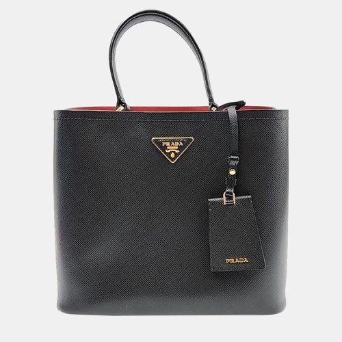 Leather Saffiano Cuir Tote Bag - Prada - Modalova