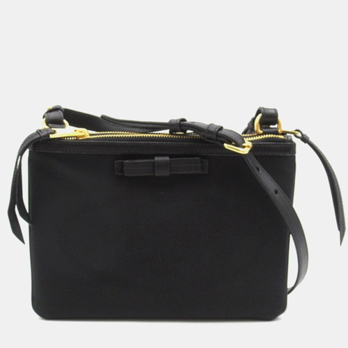 Canvas Bow Crossbody Bag - Prada - Modalova