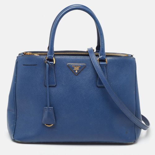 Saffiano Lux Leather Medium Double Zip Tote - Prada - Modalova