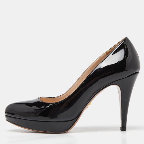 Patent Leather Platform Pumps Size 36 - Prada - Modalova