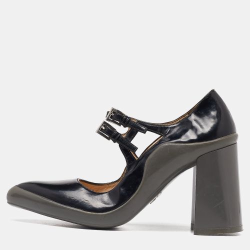 Leather Double Strap Mary Jane Pumps Size 37 - Prada - Modalova