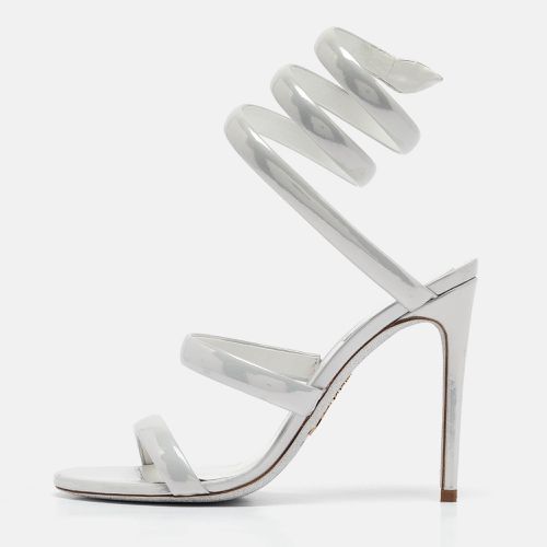 Rene Caovilla Patent Leather Cleo Ankle Strap Sandals Size 38 - René Caovilla - Modalova