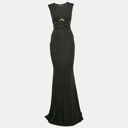 Jersey Snake Buckle Detail Sleeveless Gown S - Roberto Cavalli - Modalova