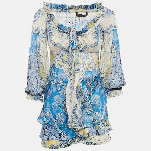 Printed Tie-Up Top and Skirt Set S - Roberto Cavalli - Modalova