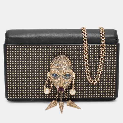 Leather Chain Clutch - Roberto Cavalli - Modalova