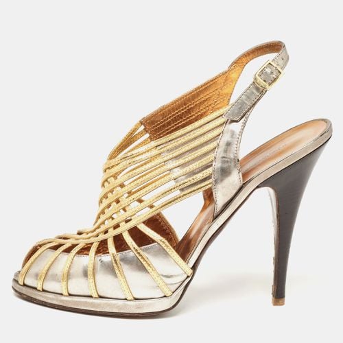 Leather Strappy Sandals Size 40 - Roberto Cavalli - Modalova