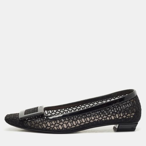 Mesh and Patent Leather Belle Vivier Ballet Flats Size 37.5 - Roger Vivier - Modalova
