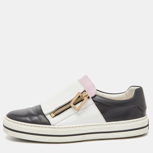 Tricolor Leather Sneaky Viv Zip Sneakers Size 36 - Roger Vivier - Modalova