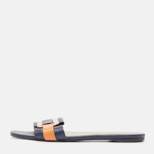 Leather Vivier Flat Slides Size 39 - Roger Vivier - Modalova