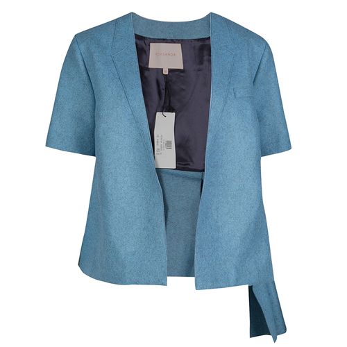 Powder Felted Wool Asymmetric Delmore Jacket M - Roksanda Ilincic - Modalova