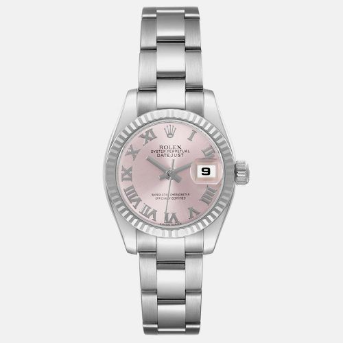 Datejust Steel White Gold Roman Dial Ladies Watch 179174 26 mm - Rolex - Modalova