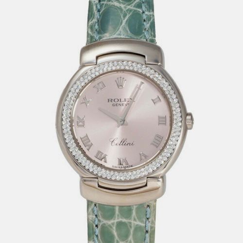 K White Gold Cellini Automatic Women's Wristwatch 26 mm - Rolex - Modalova