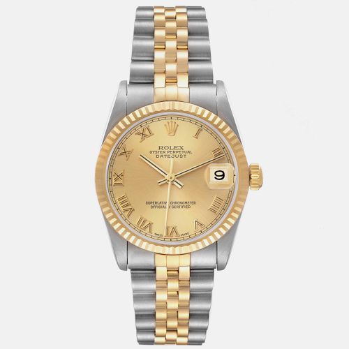 Datejust Midsize Steel Yellow Ladies Watch 78273 - Rolex - Modalova