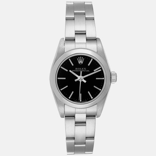 Oyster Perpetual Dial Steel Ladies Watch 24.0 mm - Rolex - Modalova