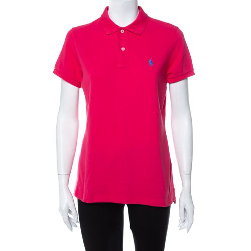 Cotton Pique Skinny Polo T-Shirt L - Ralph Lauren - Modalova