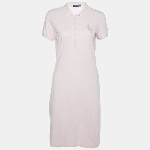 Cotton Pique Polo Mini Dress M - Ralph Lauren - Modalova