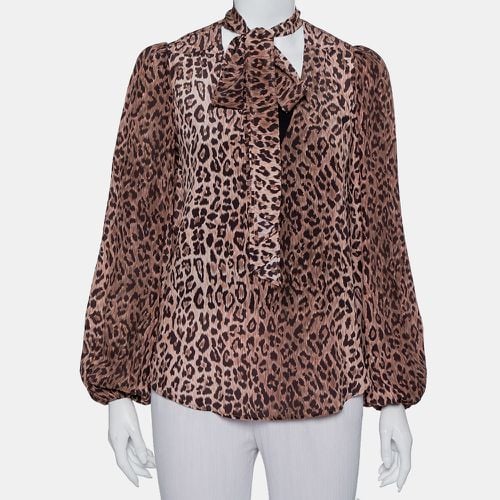 Animal Print Silk Blouse M - Rixo - Modalova