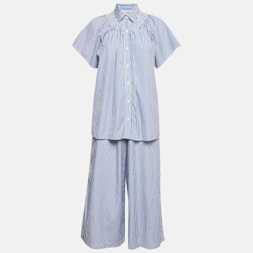 Stripe Cotton Capri Pants and Blouse Set S - Weekend Max Mara - Modalova