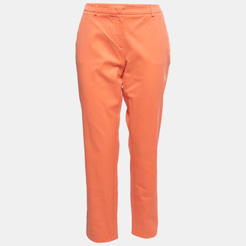 Cotton Slim Cigarette Trousers L - Weekend Max Mara - Modalova